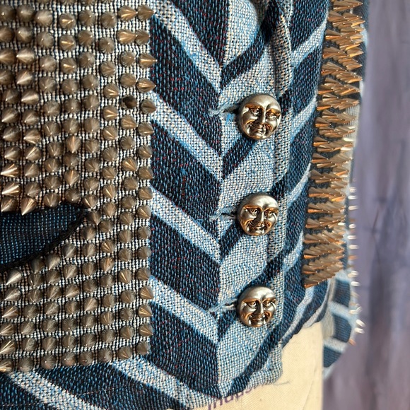 One of a kind studded western jacket - Picture 2 of 6